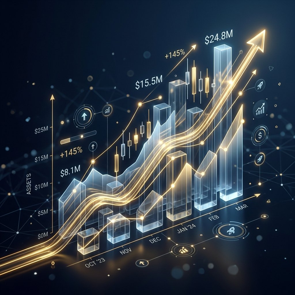 Crecimiento financiero y éxito empresarial